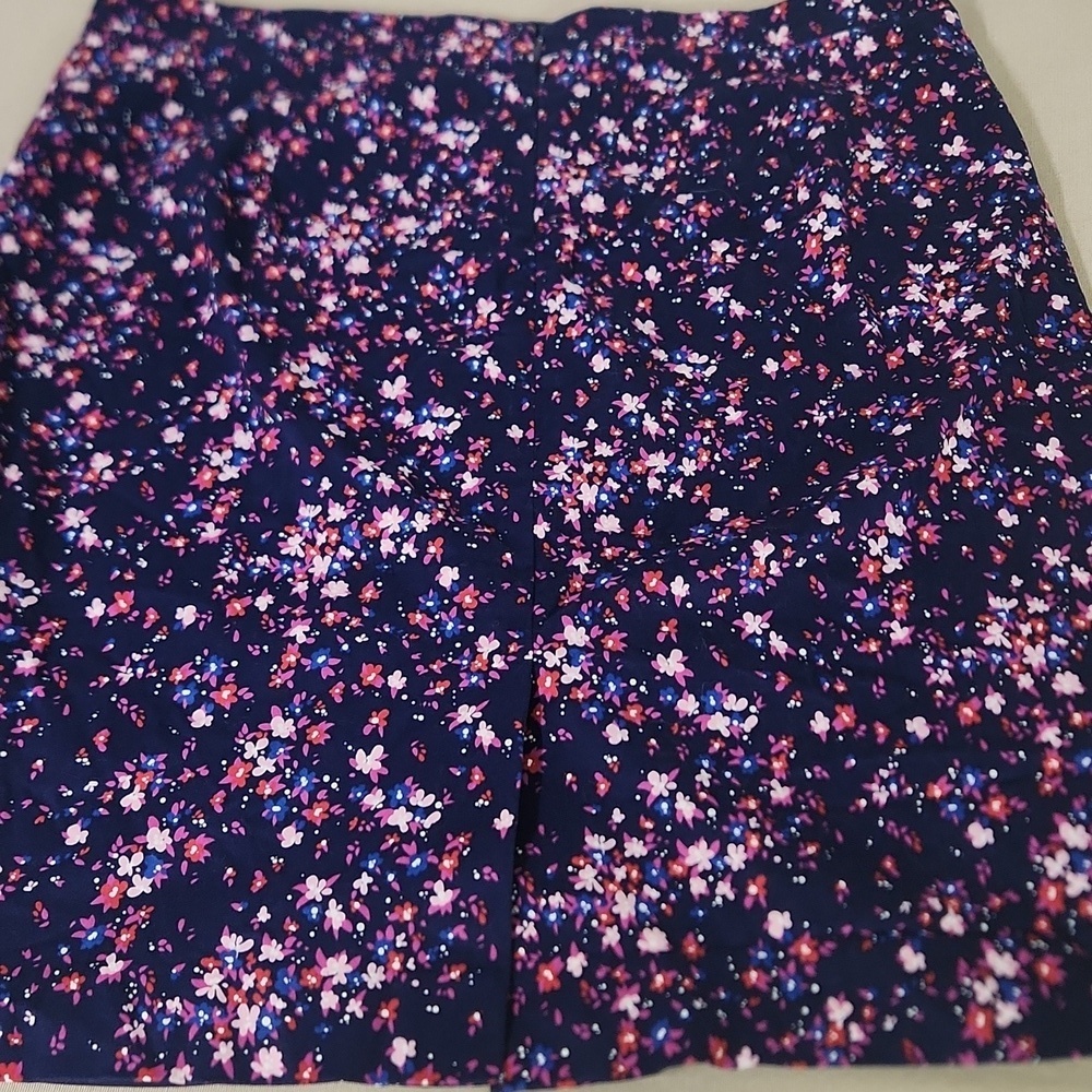 J. Crew Blue and Pink Mini Skirt for Casual Night Out - Picture 6 of 7